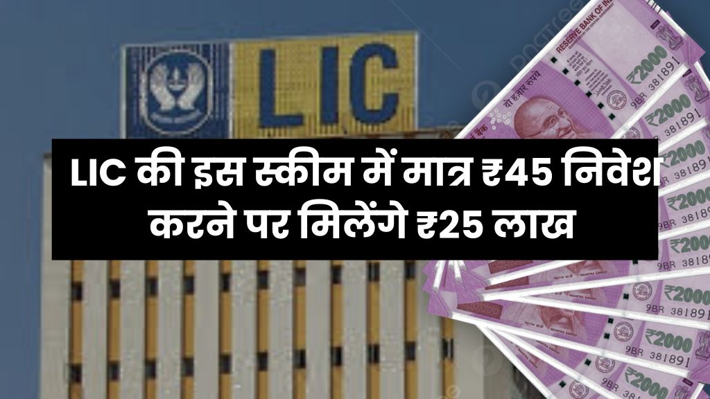 lic ki es policy me nivesh karne par milege 25 lakh